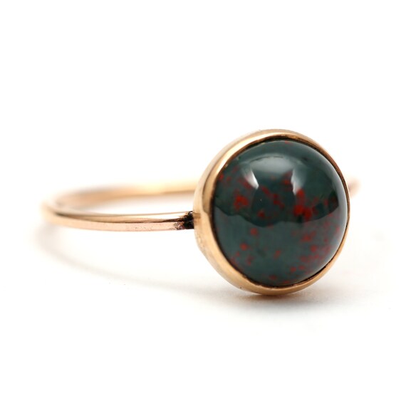 10k Bloodstone Ring - image 4