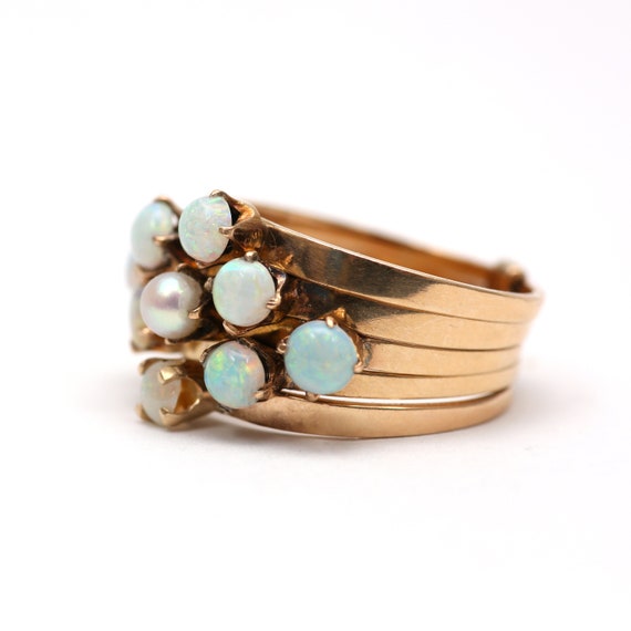 14k Opal Harem Ring - image 4