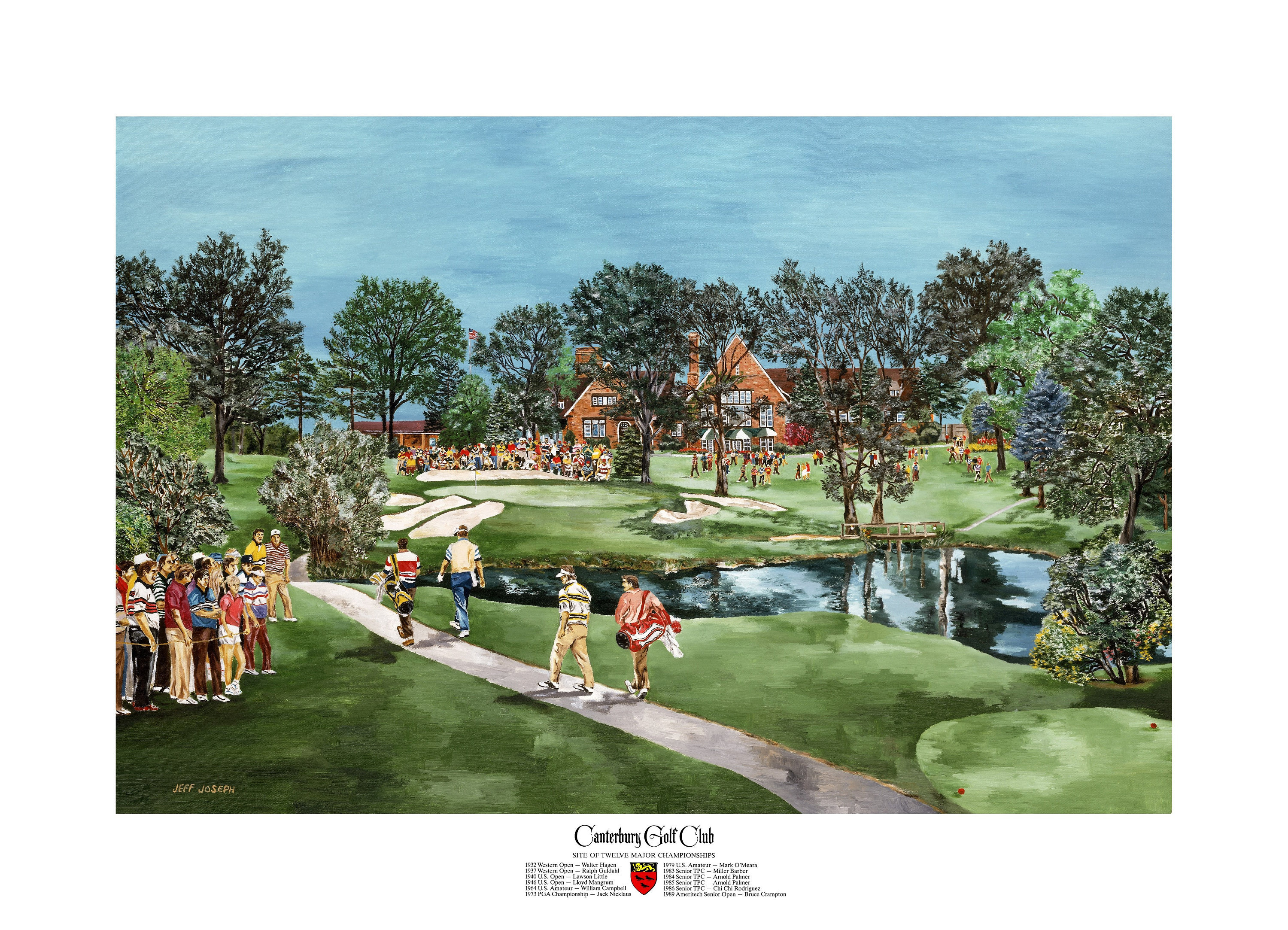 Historical canterbury Golf Club Fine Art Print