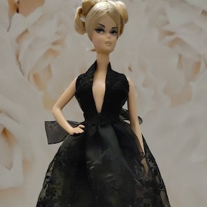 Dress for Barbie doll or Fashion Royalty unique piece