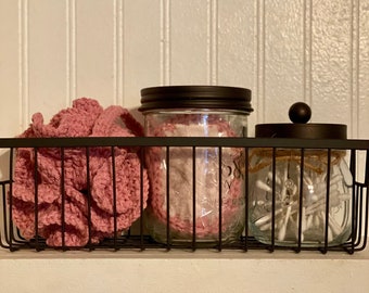 Handgemaakte gehaakte loofah en make-up remover set - milieuvriendelijk spacadeau