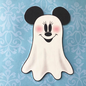 Halloween on the High Seas Door Magnet - Disney Cruise Door Magnet - Minnie Magnet - Minnie Ghost Magnet - Halloween Magnet