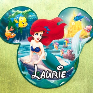 Disney Cruise Door Magnet - Ariel Magnet - The Little Mermaid Magnet - Ariel Cruise Door Magnet - The Little Mermaid Cruise Door Magnet