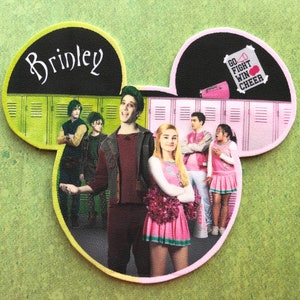 Disney Cruise Door Magnet - Zombies Magnet - Disney's Zombies Magnet - Zed Magnet - Eliza Magnet - Zoey Magnet - Bonzo Magnet - Zom Vs Pom