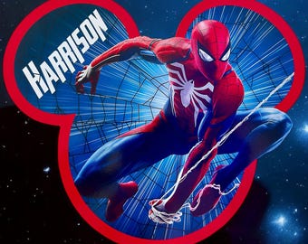 Disney Cruise Door Magnet - Spiderman Magnet -  Magnet - Spiderman Door Magnet - Spiderman Disney Cruise Magnet -  Magnet