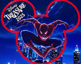 Disney Cruise Door Magnet - Spiderman Magnet -  Magnet - Spiderman Door Magnet - Spiderman Disney Cruise Magnet -  Magnet
