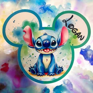 Disney Cruise Door Magnet - Stitch Magnet - Cruise Magnet - Lilo and Stitch Cruise Door Magnet - Disney Cruise Line Magnet - Stitch Door