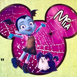 NEW Size Disney Cruise Door Magnet - Vampirina Magnet - Vampire Magnet - Custom Cruise Door Magnet - Wolfie Magnet