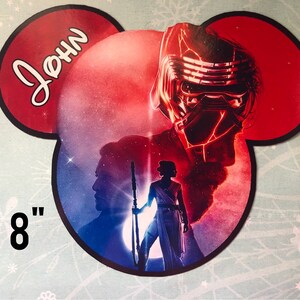 Star Wars Magnet NEW Size Disney Cruise Door Magnet  - Kylo REN Magnet - Cruise Door Magnet -  episode 9