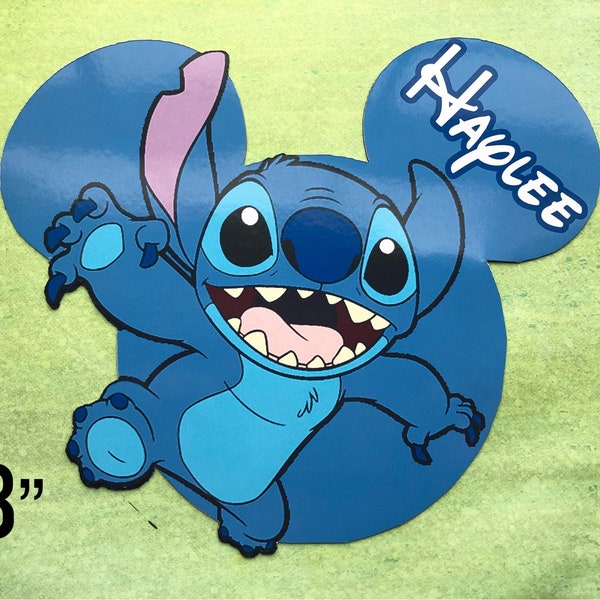 Disney Cruise Door Magnet - Stitch Magnet - Cruise Magnet - Lilo and Stitch Cruise Door Magnet - Disney Cruise Line Magnet - Stitch Door