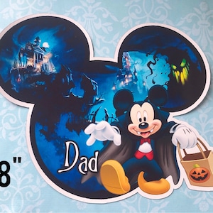 Halloween Magnet - Disney Cruise Door Magnet - Halloween on the High Seas Cruise Door Magnet - MICKEY MOUSE MAGNET