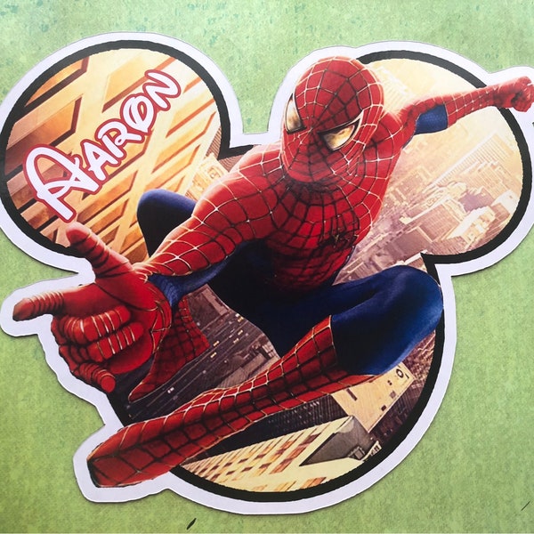 Disney Cruise Door Magnet - Spiderman Magnet -  Magnet - Spiderman Door Magnet - Spiderman Disney Cruise Magnet -  Magnet