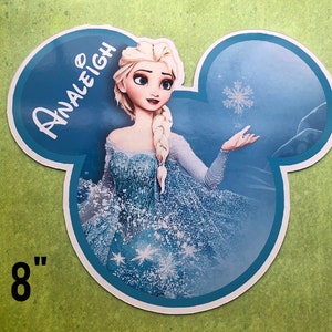 Nouveau format d&#39;aimant de porte croisière Disney - aimant Elsa - aimant la reine des neiges - aimant de porte croisière Elsa - aimant ligne de croisière Disney - aimant de porte la reine des neiges