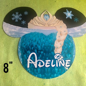 Nouveau format d&#39;aimant de porte croisière Disney - aimant Elsa - aimant la reine des neiges - aimant de porte croisière Elsa - aimant ligne de croisière Disney - aimant de porte la reine des neiges