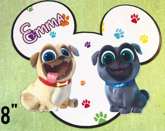Disney Cruise Door Magnet - Puppy Dog Pals Magnet - Rolly Magnet - Bingo Magnet - Dog Magnet - Puppy Dog Magnet - Disney Puppy Dog Pals