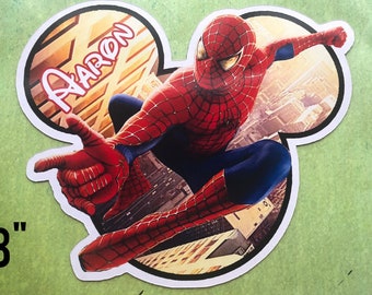 Disney Cruise Door Magnet - Spiderman Magnet -  Magnet - Spiderman Door Magnet - Spiderman Disney Cruise Magnet -  Magnet