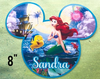 Disney Cruise Door Magnet - Ariel Magnet - The Little Mermaid Magnet - Ariel Cruise Door Magnet - The Little Mermaid Cruise Door Magnet