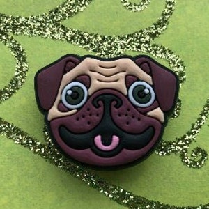 Pug shoe charm Pug sandal charm dog shoe charm dog sandal charm