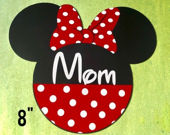 Disney Cruise Door Magnet - Minnie Mouse Magnet - Minnie Magnet - Custom Cruise Door Magnet - Personalized Door Magnet - Minnie Ears  Magnet