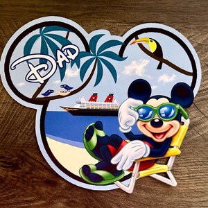 NEW Size - Castaway Cay Magnet - Castaway Cay Door Magnet - Disney Cruise Ship Door Magnet - Disney Magnet - Mickey Mouse Magnet