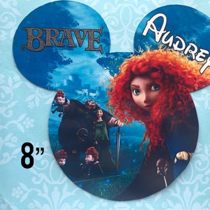 Disney Cruise Door Magnet - Merida Magnet - Merida Door Magnet - Merida Cruise Magnet - Brave Magnet - Princess Merida Magnet - Cabin Magnet