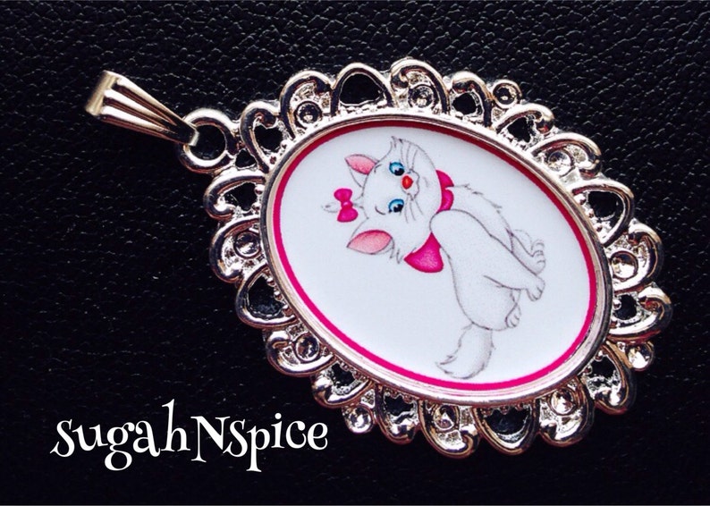 Disney's Aristocats Marie Necklace Pendant Aristocats - Etsy