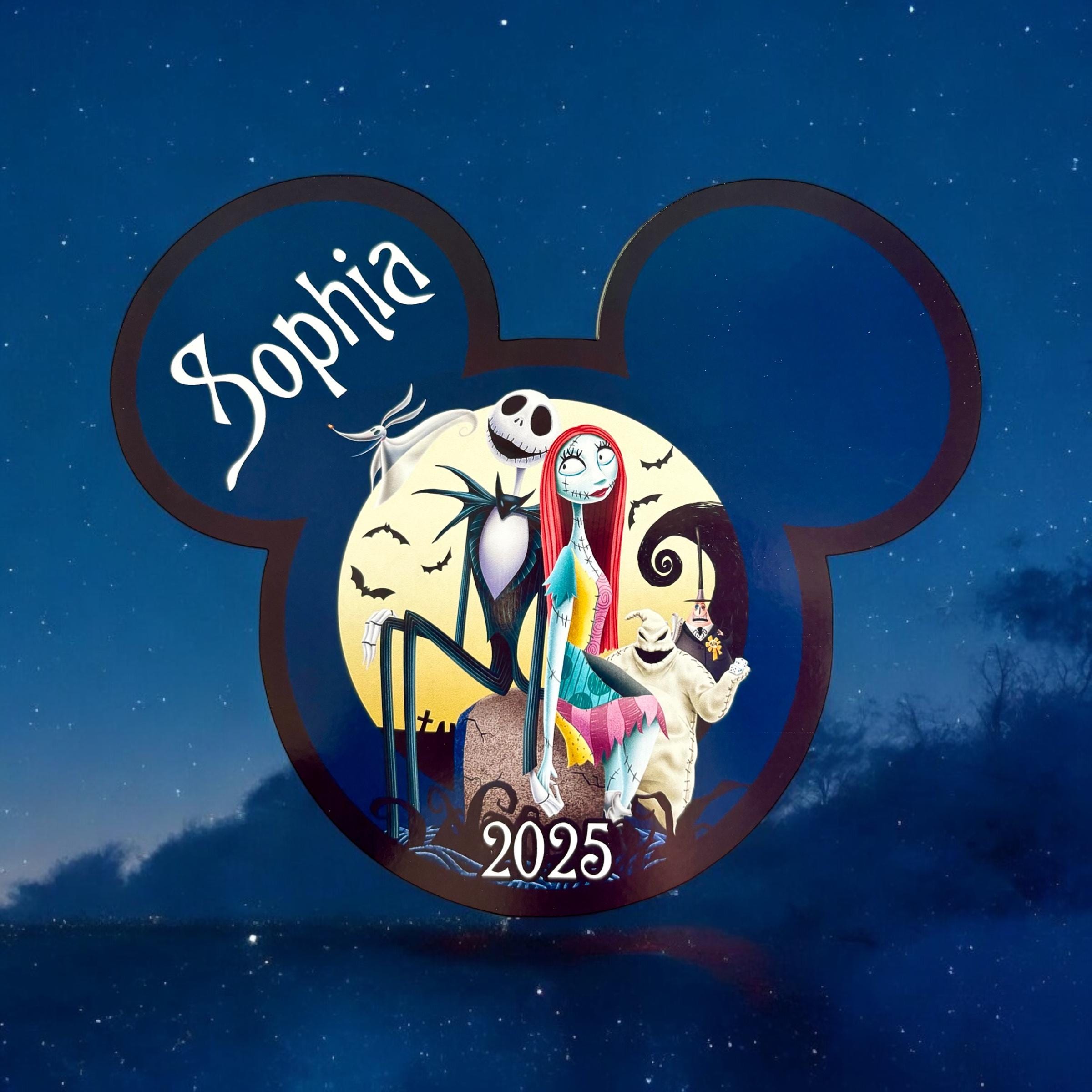 Disney Cruise Door Magnet - the Nightmare Before Christmas Magnet