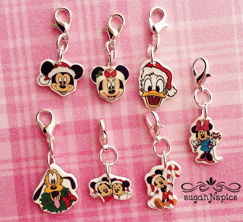 Mickey Mouse Charm Bracelet Mickey Mouse Charm Mickey | Etsy