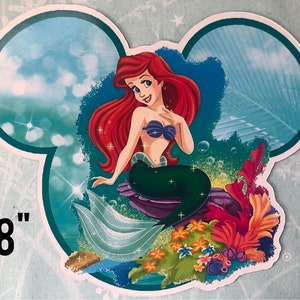 Disney Cruise Door Magnet - Ariel Magnet - The Little Mermaid Magnet - Ariel Cruise Door Magnet - The Little Mermaid Cruise Door Magnet