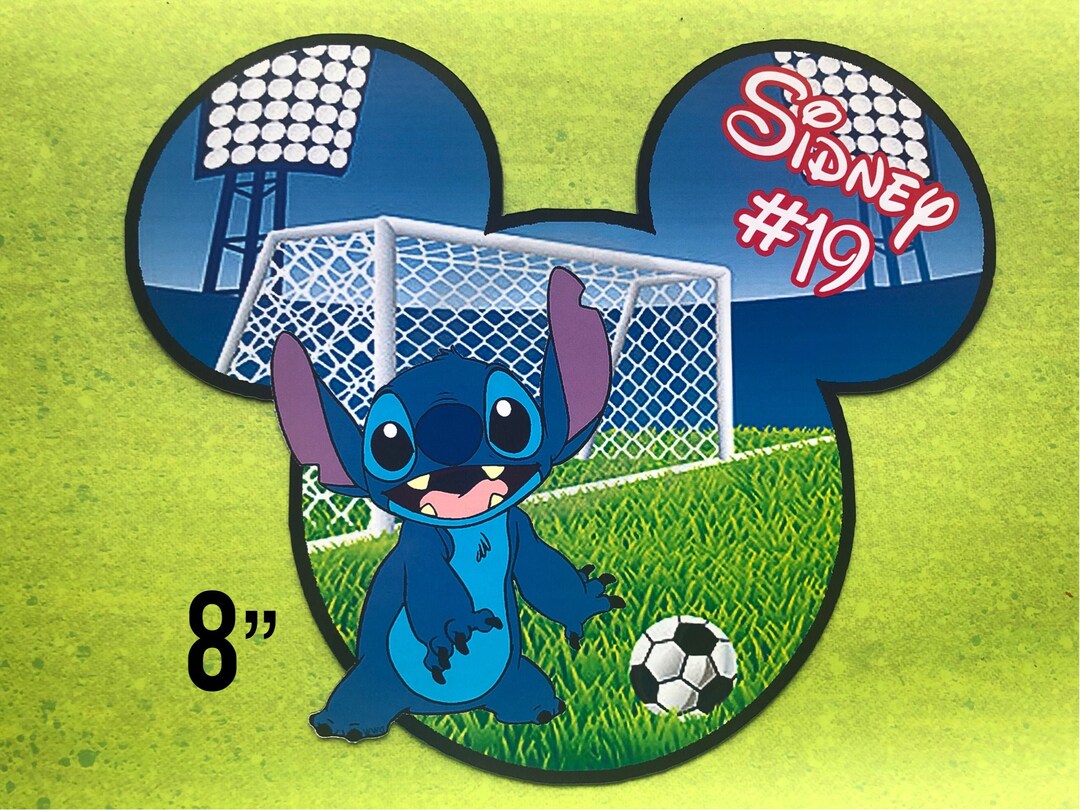 New Size Disney Cruise Door Magnet - Stitch Magnet - Soccer Magnet ...
