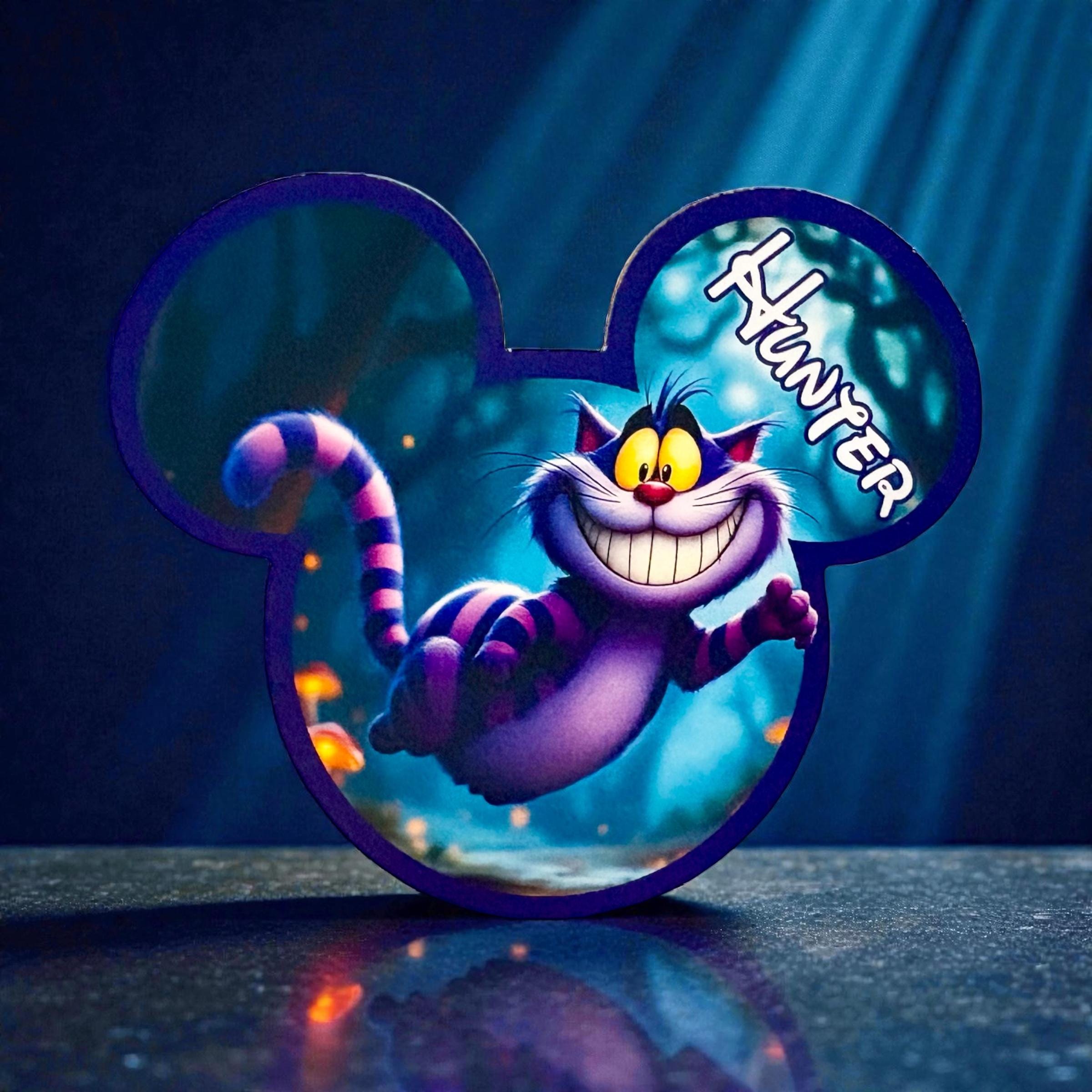 Disney Cruise Door Magnet - Alice in Wonderland Magnet - Cheshire