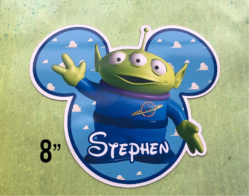 NEW Size Disney Cruise Door Toy Story Alien Etsy