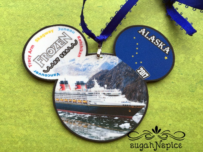 Disney Cruise Ornament Alaska Ornament Disney Wonder Etsy
