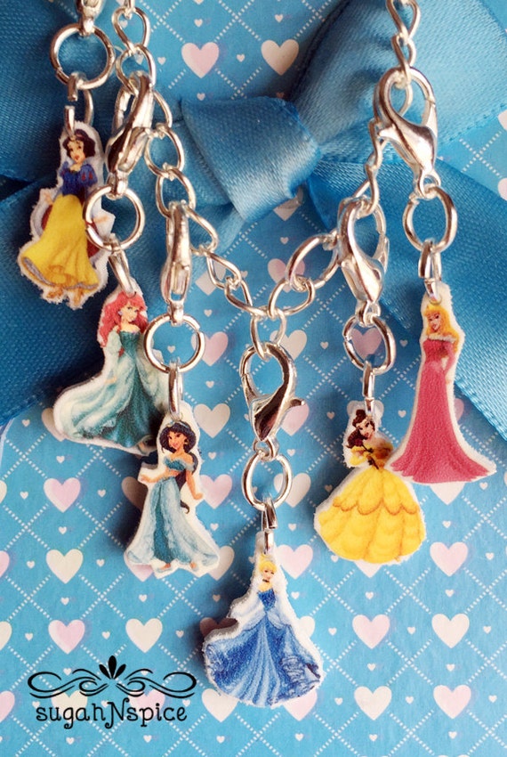 Disney Princess Charm Bracelet Charms Ariel Charm Bracelet Etsy
