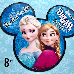 Nouveau format Disney Cruise Door Magnet - Aimant Elsa - Aimant La Reine des Neiges - Aimant Elsa Cruise - Aimant Elsa et Anna - Aimant La Reine des Neiges
