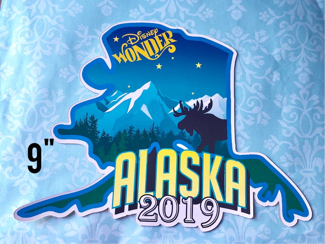 Disney Cruise Door Magnet - Alaska Magnet - Disney Wonder Magnet ...