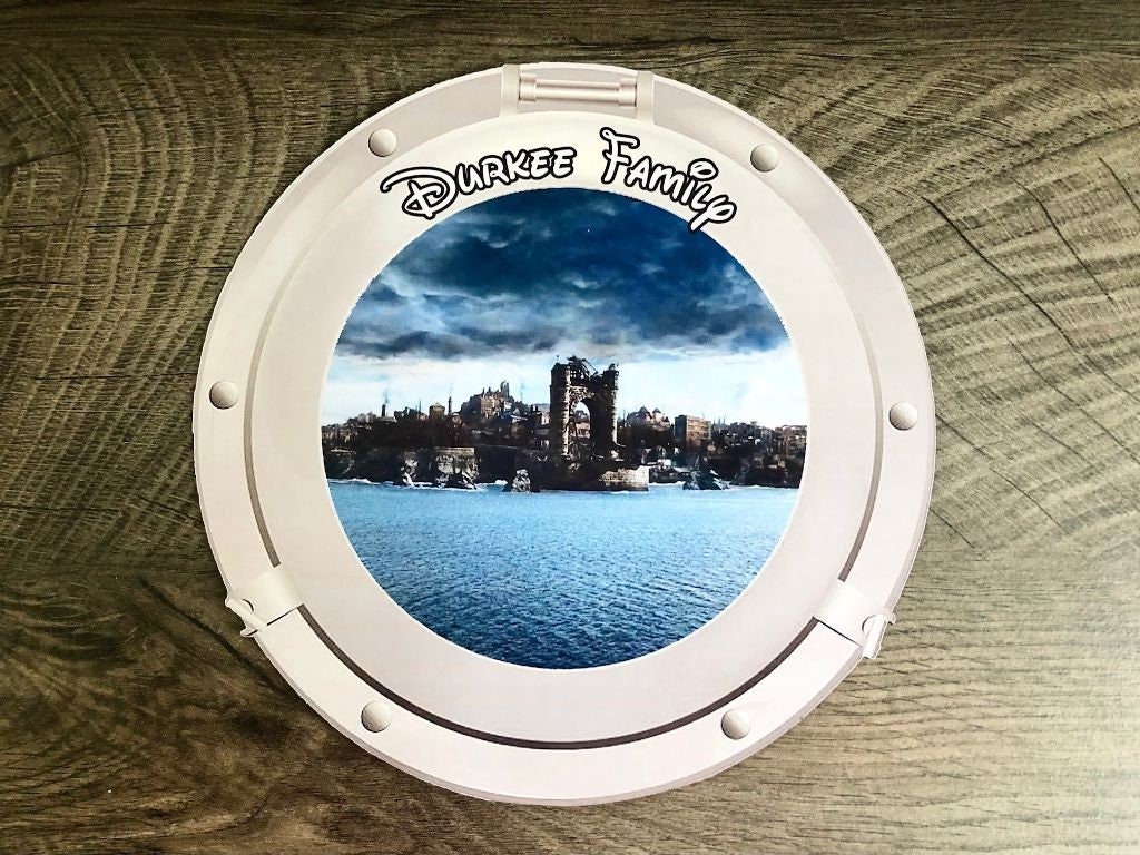 thumbnail image 2 of 12-Inch Ship's Cabin Porthole Window Glass – Aluminum Finish Round Wall Decor 2 of 4