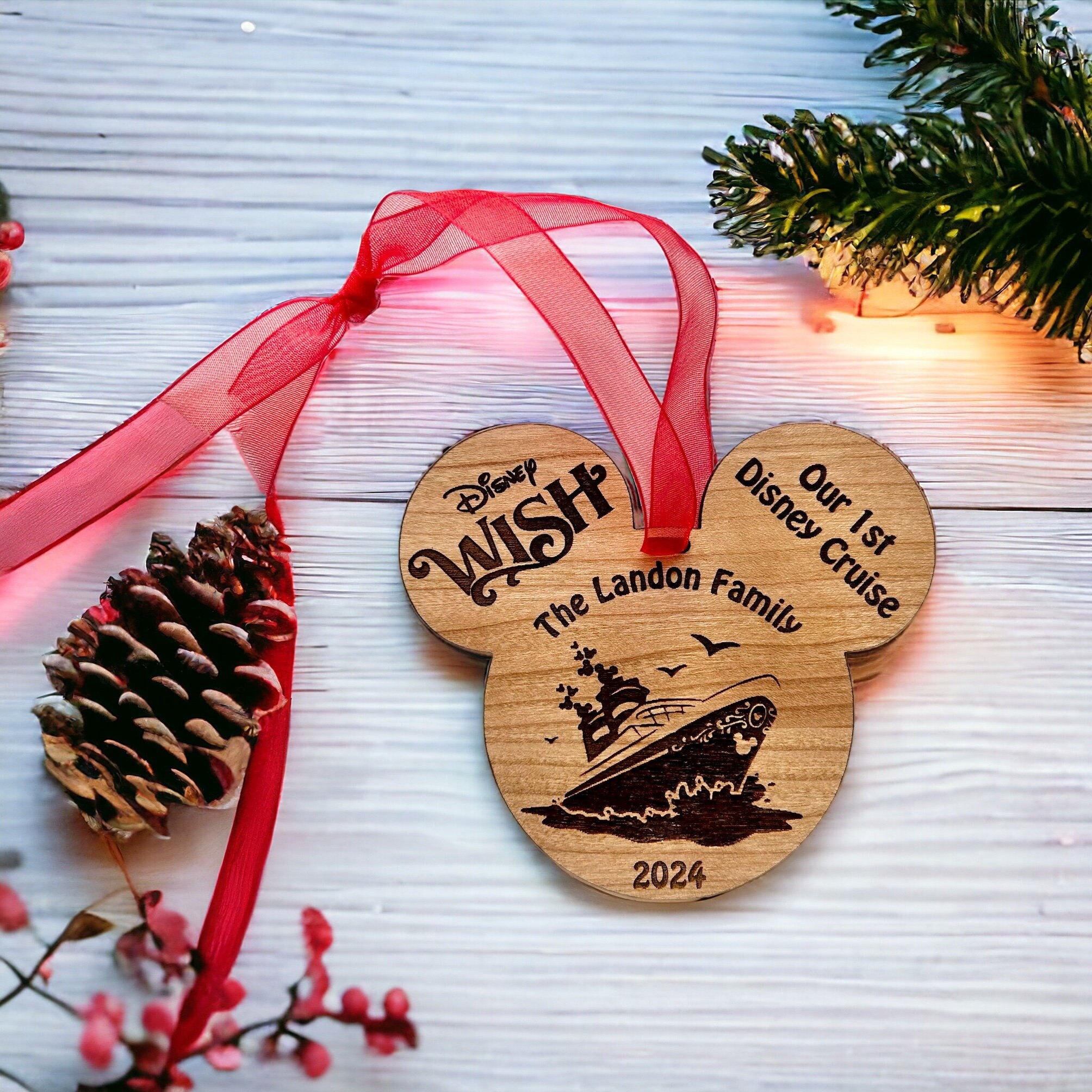 ディズニークルーズオーナメント - パーソナライズされたディズニー