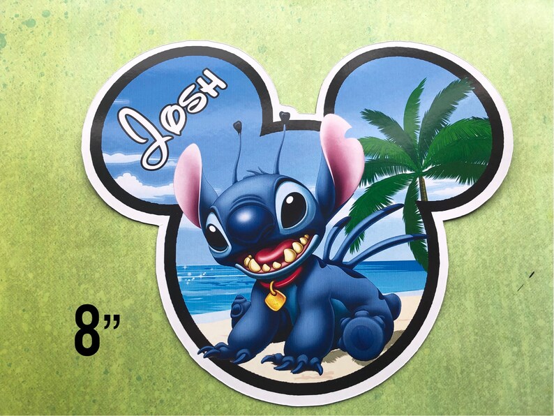 New Size Disney Cruise Door Magnet Stitch Magnet Cruise | Etsy