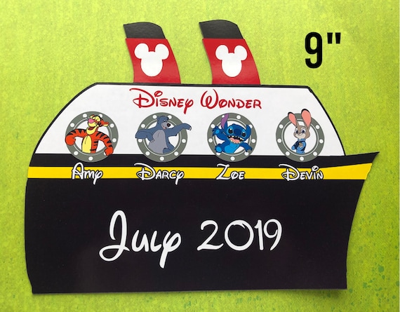Personalized Minnie Scattered Design For Disney Cruise Custom Door Magnet Personalized Minnie Scattered Design For Disney Cruise Custom Door Magnet