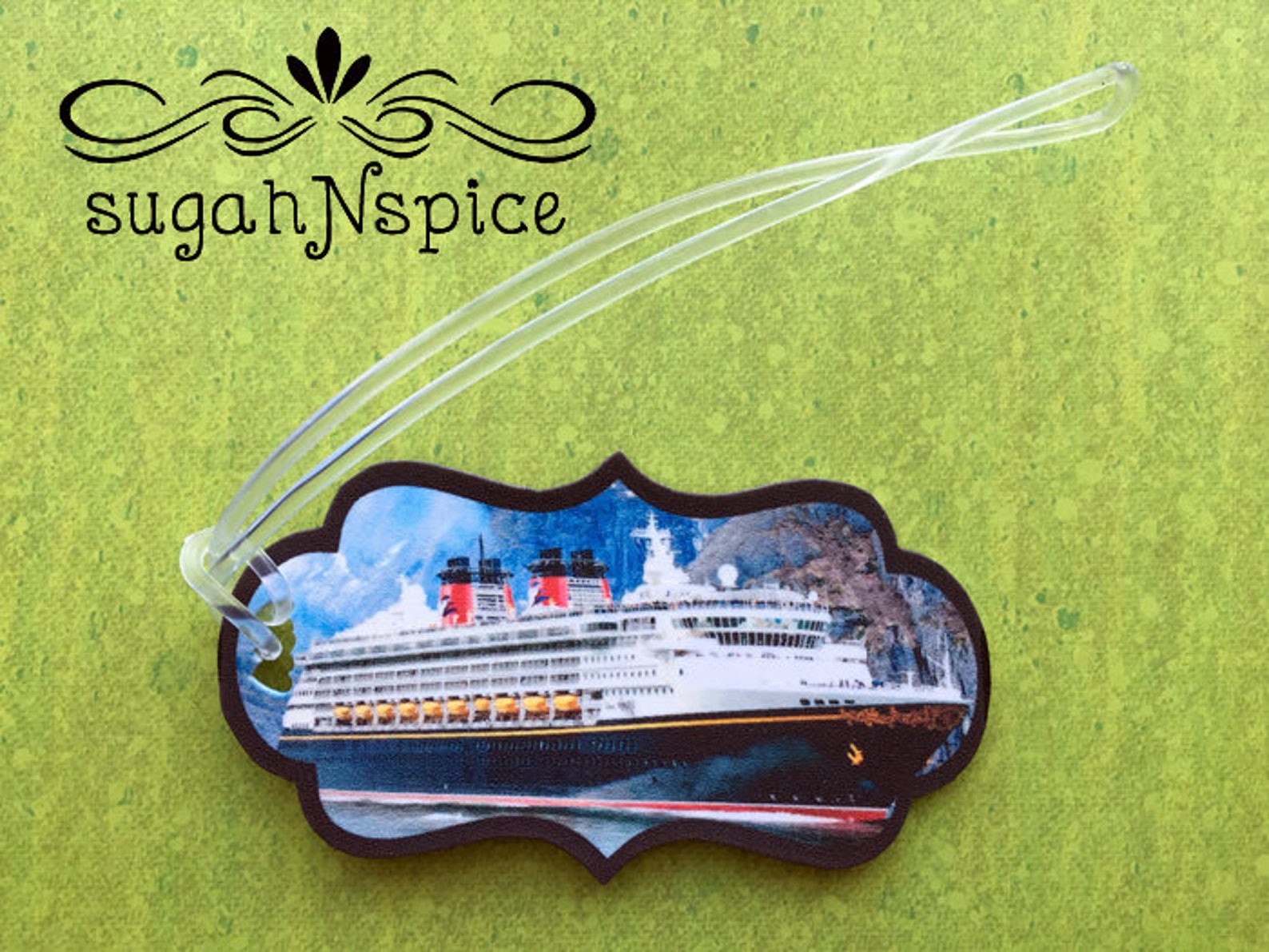 Disney Cruise Luggage Tag Disney Cruise Line Tag Disney Etsy