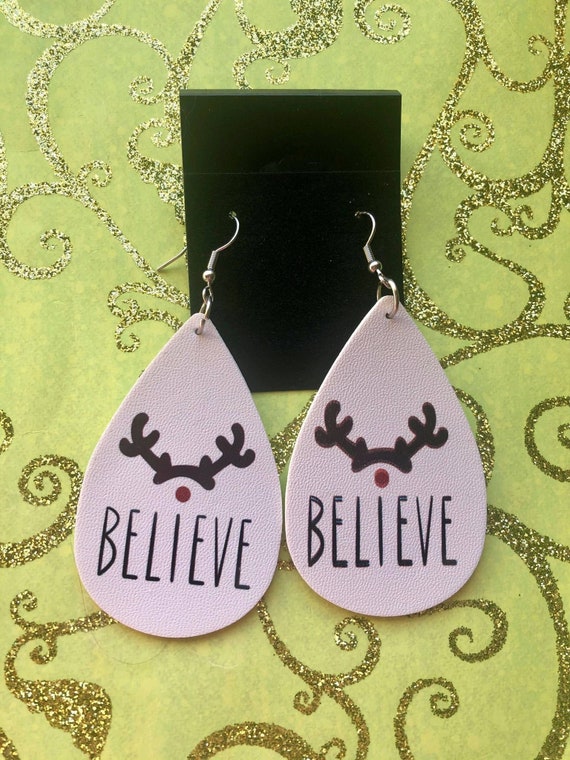 Reindeer Teardrop Earrings Reindeer Teardrop Earrings