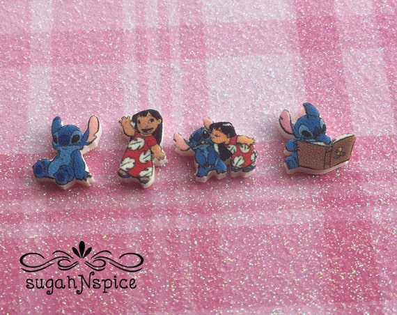 stitch croc charms