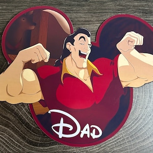 Disney Cruise Door Magnet - Gaston Magnet - Beauty and the Beast Magnet - Custom Cruise Door Magnet - Gaston cruise magnet