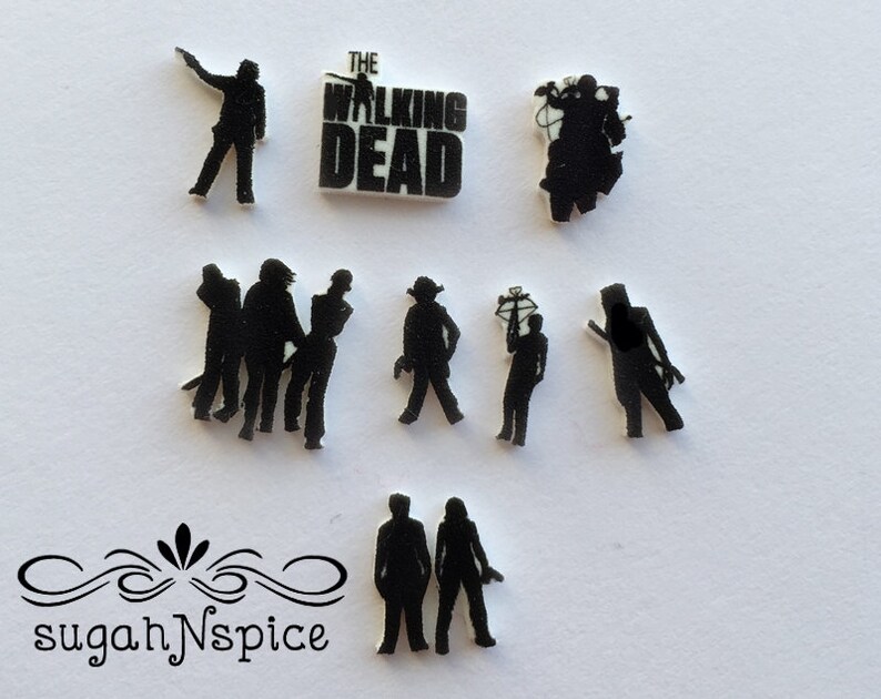 Zombie Floating Charm Rick Charm Carl floating charm Daryl Dixon Floating Charm Daryl Charm Zombie Locket Charms
