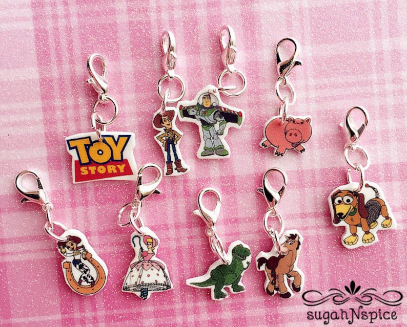 Toy Story Charm Bracelet Woody Charm Bracelet Buzz Charm Etsy