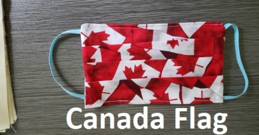 Canada Theme Fabric Mask 100 Cotton Face Mask , Reusable Facemask