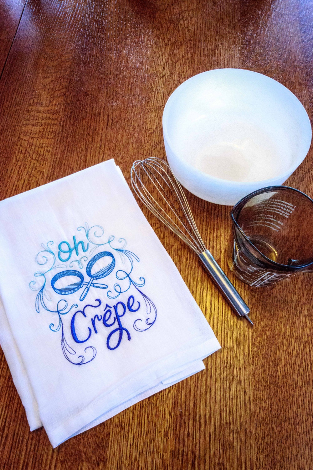 OH CREPE Kitchen Towel. Funny Tea Towels. Modern kitchen. Retro Kitchen.  Perfect for gifts!