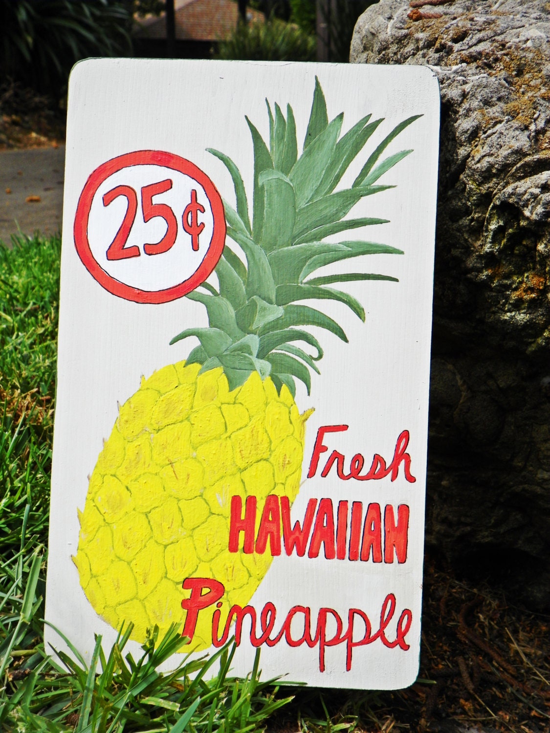 Pineapple Advertisement Etsy