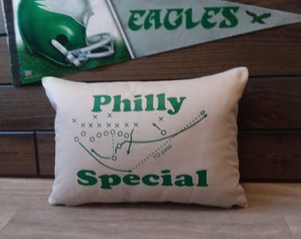 Philadelphia Eagles gift idea college bed dorm Philly Special bedding Hurts football fan sports birthday pillow boys room birds draft pride